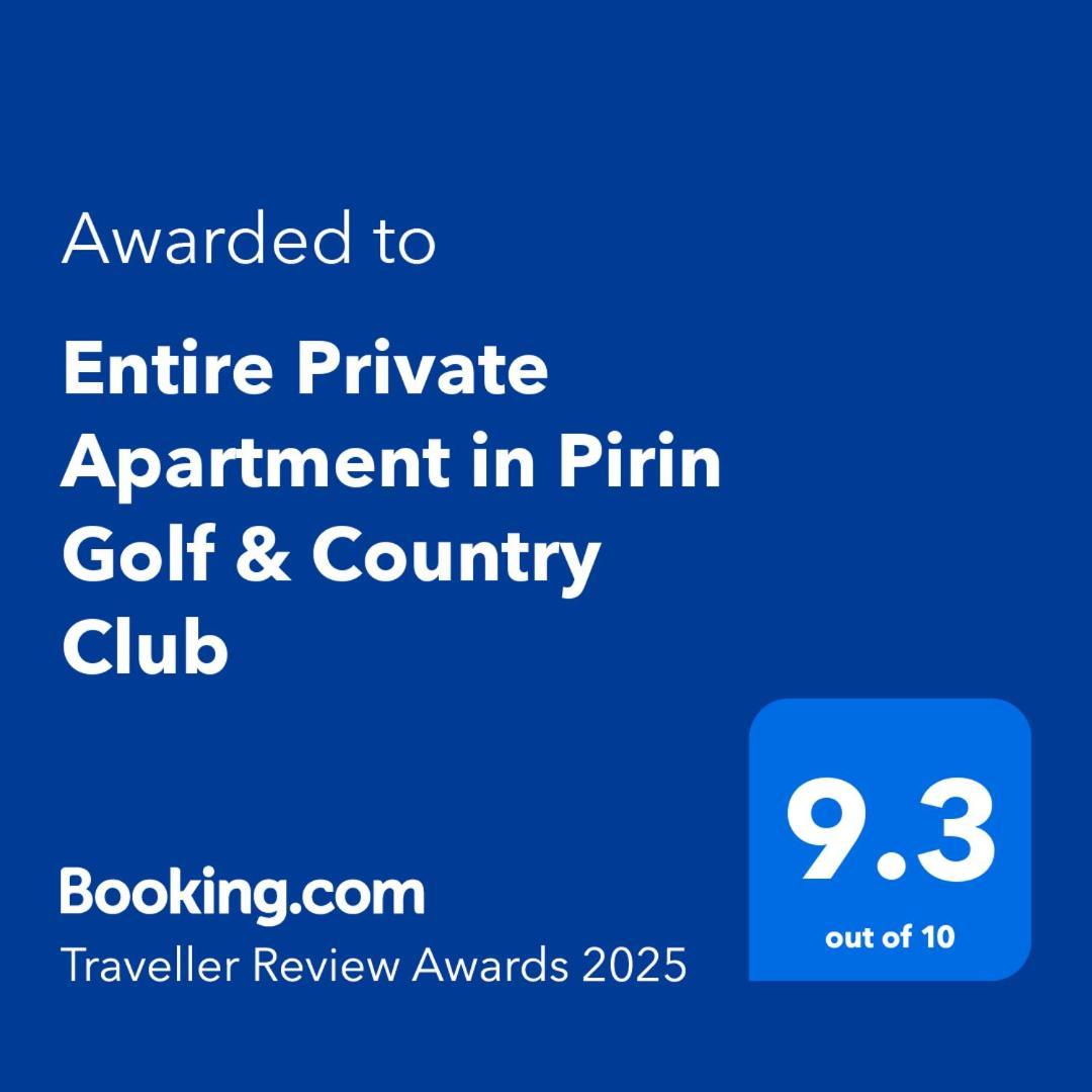 Entire Private Apartment In Pirin Golf & Country Club 반스코 외부 사진